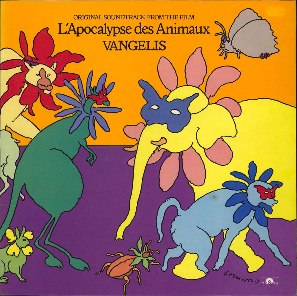 Vangelis L'Apocalypse Des Animaux - 1st UK vinyl LP album (LP record) 2489113