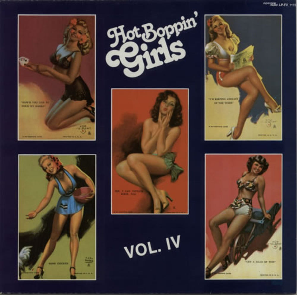 Various-50s/Rock & Roll/Rockabilly Hot Boppin' Girls Vol. IV US vinyl LP album (LP record) LP-FV1172