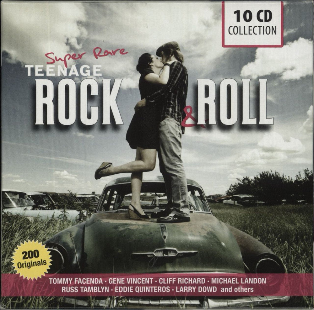 Various-50s/Rock & Roll/Rockabilly Super Rare Teenage Rock & Roll German CD Album Box Set 600146