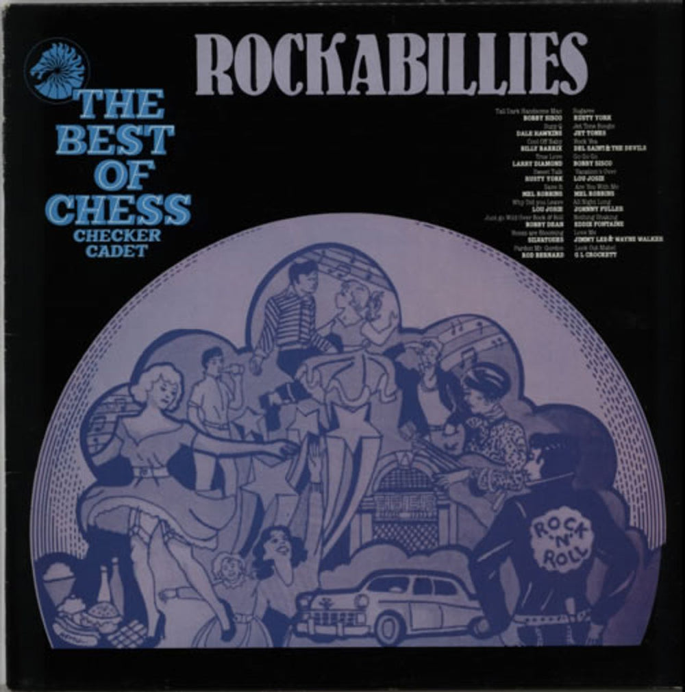 Various-50s/Rock & Roll/Rockabilly The Best Of Chess/Checker/Cadet Rockabillies UK vinyl LP album (LP record) CXMP2054