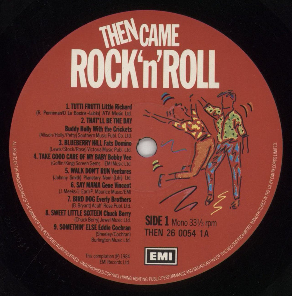 Various-50s/Rock & Roll/Rockabilly Then Came Rock 'n' Roll UK 2-LP vinyl record set (Double LP Album) 50V2LTH558485