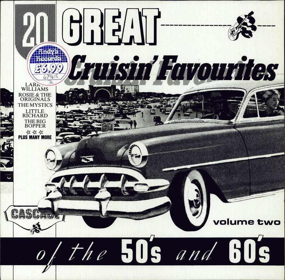 Various-50s/Rock & Roll/Rockabilly Twenty Great Cruisin' Favourites Of The 50s & 60s German vinyl LP album (LP record) DROP1015