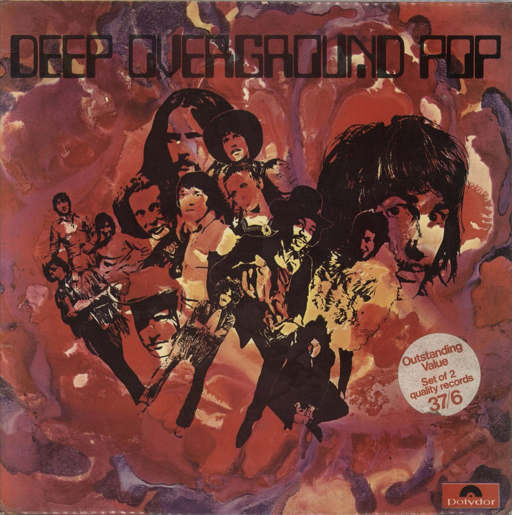 Various-60s & 70s Deep Overground Pop - Price Stickered Sleeve UK 2-LP vinyl record set (Double LP Album) 583068