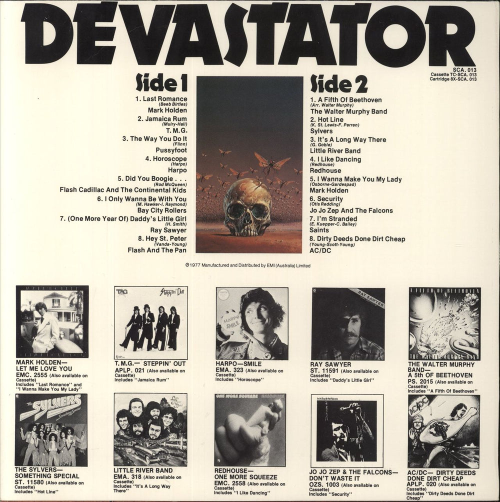 Various-60s & 70s Devastator Australian vinyl LP album (LP record)