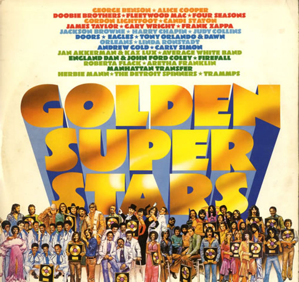 Various-60s & 70s Golden Superstars UK 3-LP vinyl record set (Triple LP Album) K68019