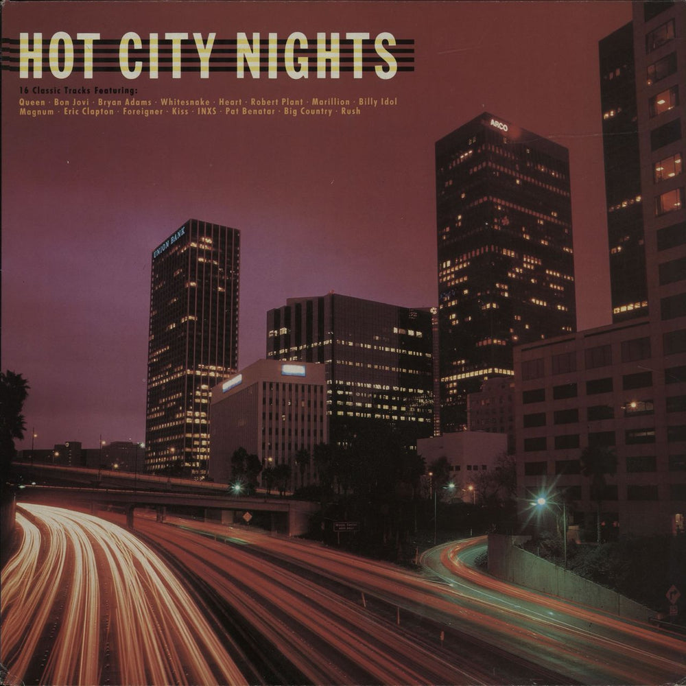 Various-60s & 70s Hot City Nights UK vinyl LP album (LP record) PROTV15