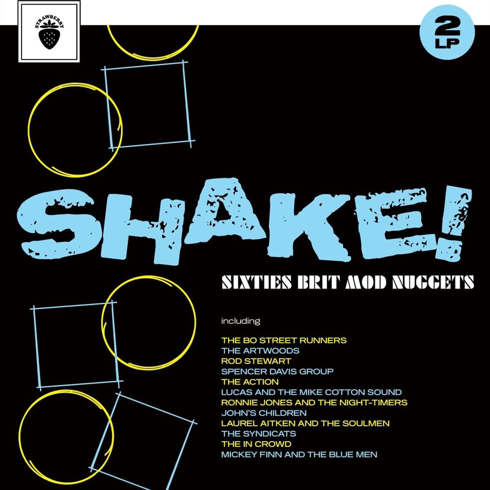 Various-60s & 70s Shake! Sixties Brit Mod Nuggets - Sealed UK 2-LP vinyl record set (Double LP Album) CRJAMLP018D