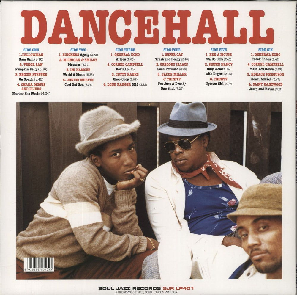 Various Artists Dancehall (The Rise Of Jamaican Dancehall Culture) 2017 Edition UK 3-LP vinyl record set (Triple LP Album) 5026328004013