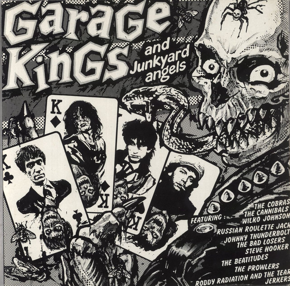 Various Artists Garage Kings (& Junkyard Angels) UK vinyl LP album (LP record) WF039