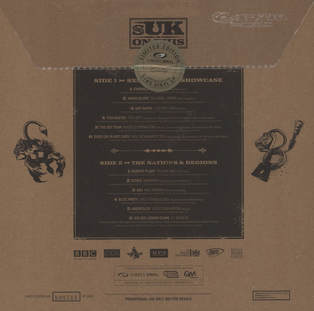 Various Artists sUK On This US Promo vinyl LP album (LP record)