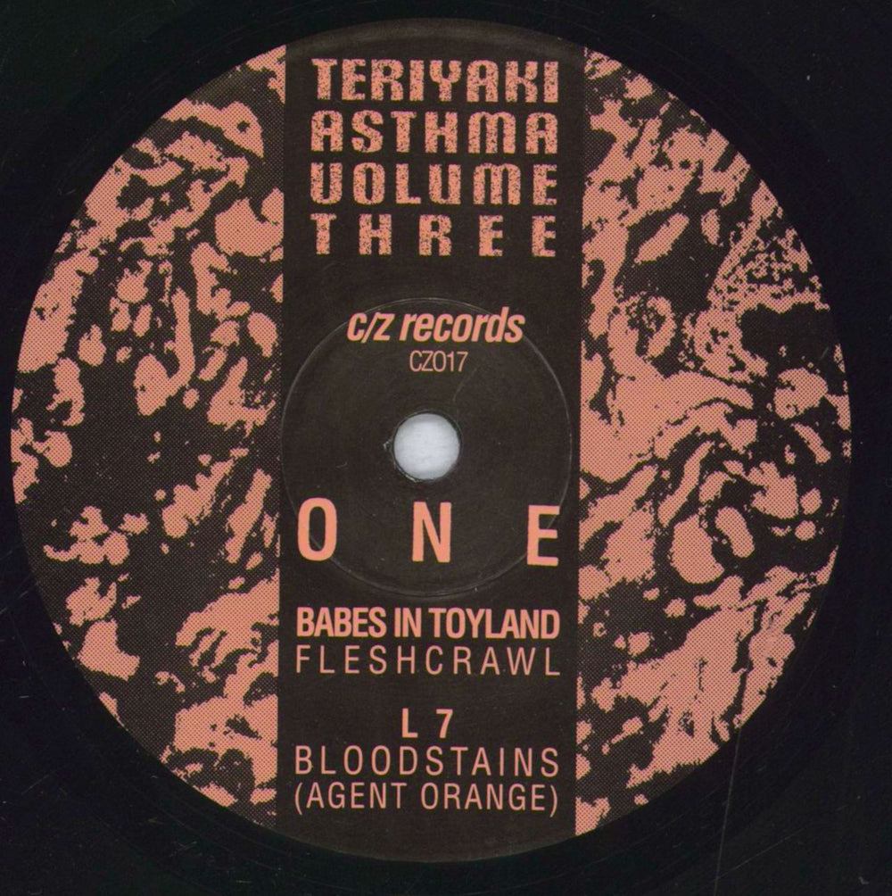 Various Artists Teriyaki Asthma Volume III US 7" vinyl single (7 inch record / 45) VAR07TE833679