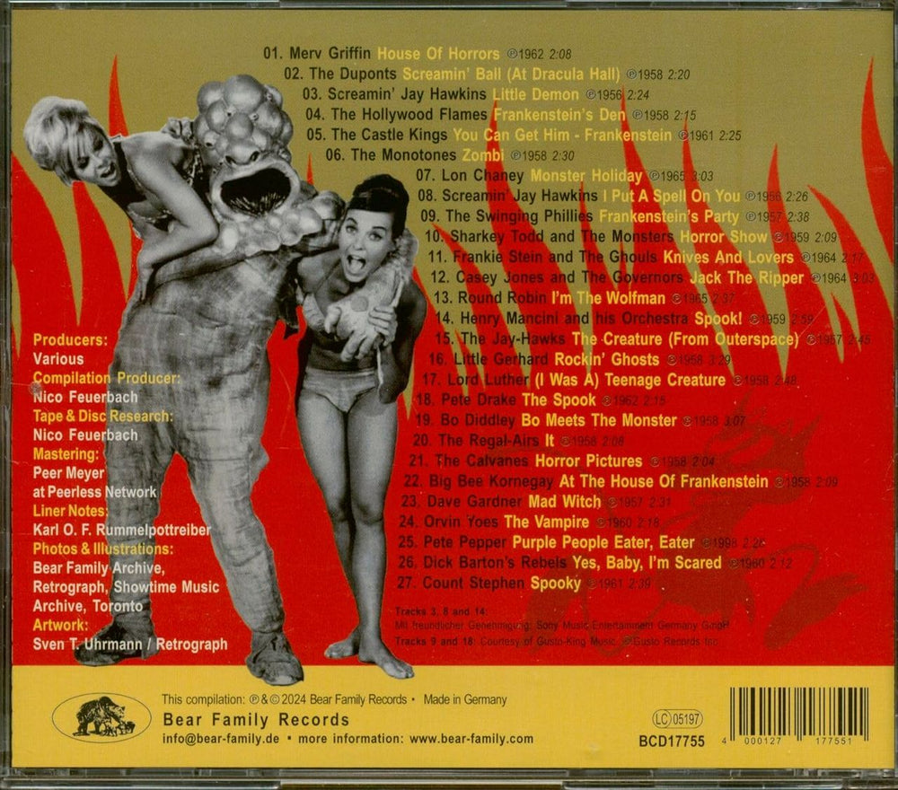 Various Artists The House Of Horrors | 27 Spooky Tales For Your Halloween Party UK CD album (CDLP) 2024