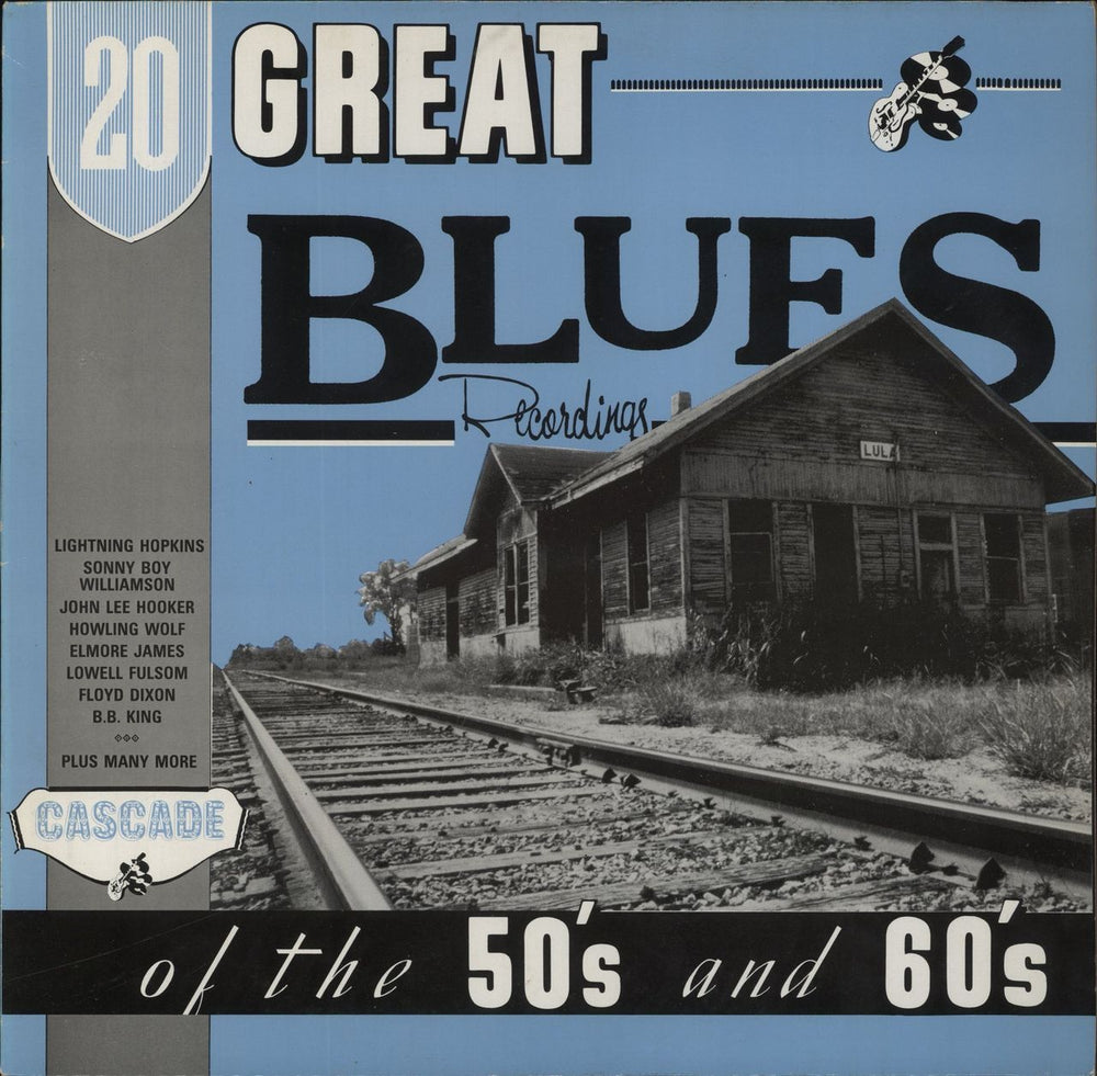 Various-Blues & Gospel 20 Great Blues Recordings Volume 1 UK vinyl LP album (LP record) DROP1005