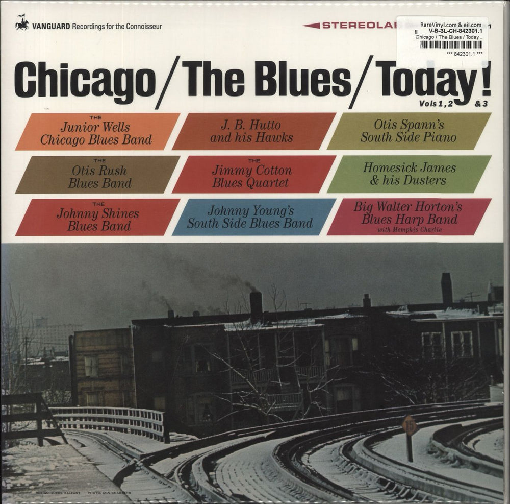 Various-Blues & Gospel Chicago / The Blues / Today! - Vol. 1, 2 & 3 - 180gm UK 3-LP vinyl record set (Triple LP Album) CR00351