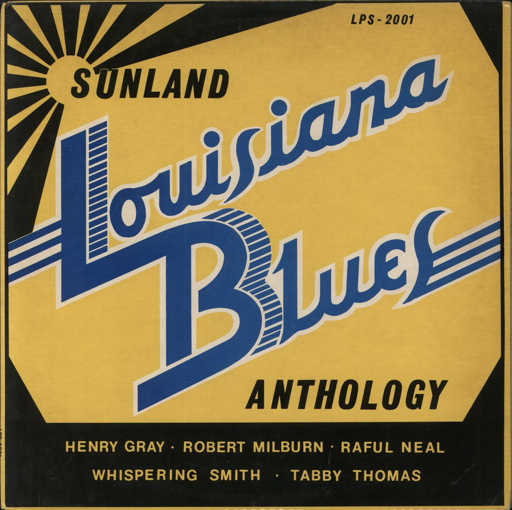 Various-Blues & Gospel Louisiana Blues Anthology US vinyl LP album (LP record) LSP-2001