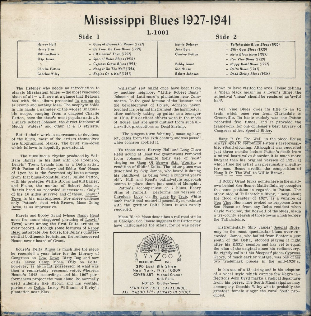 Various-Blues & Gospel Mississippi Blues - VG US vinyl LP album (LP record)