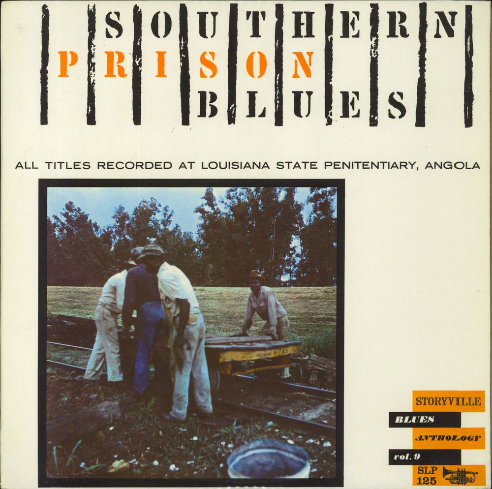 Various-Blues & Gospel Southern Prison Blues Danish vinyl LP album (LP record) SLP125