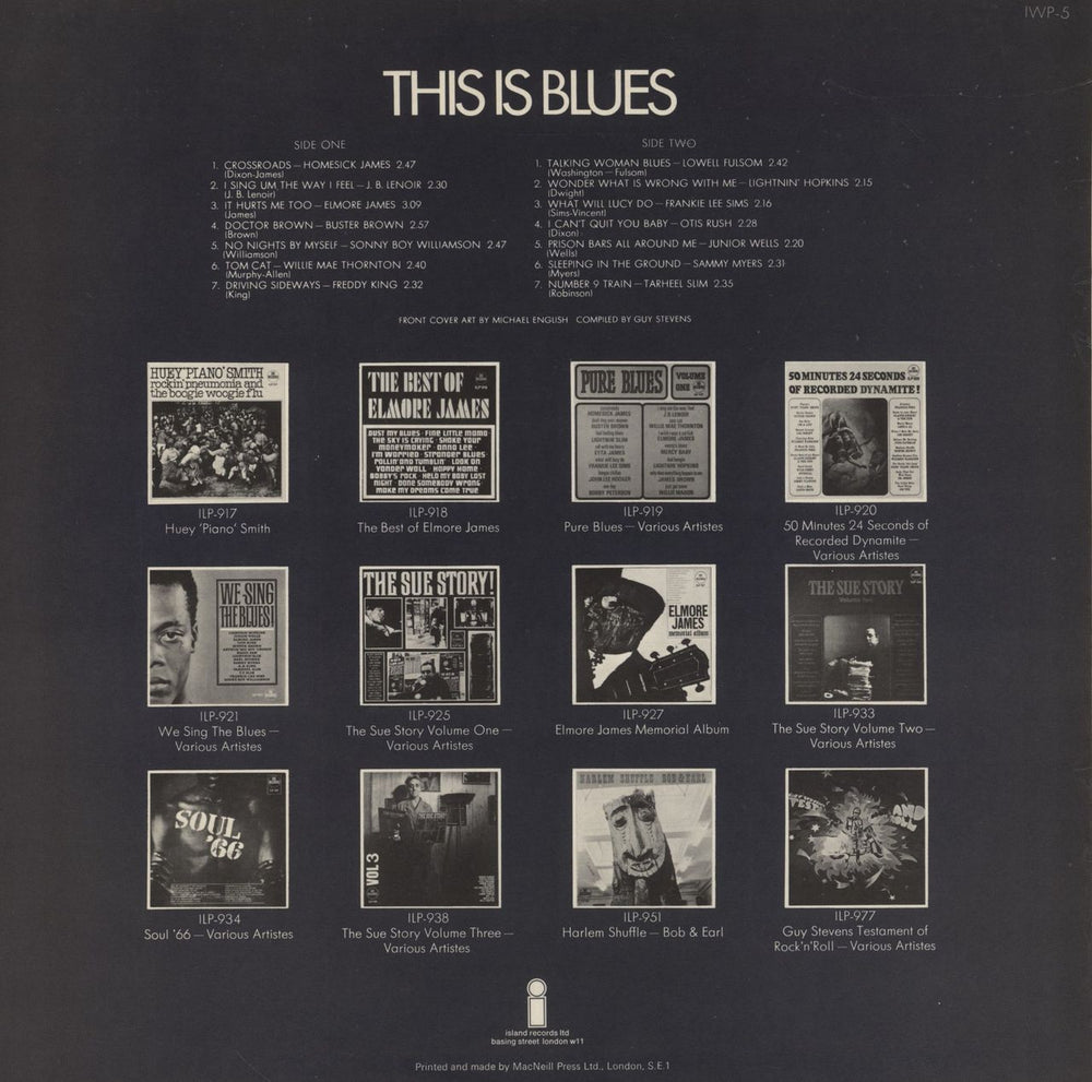 Various-Blues & Gospel This Is Blues - Stickered sleeve UK vinyl LP album (LP record)