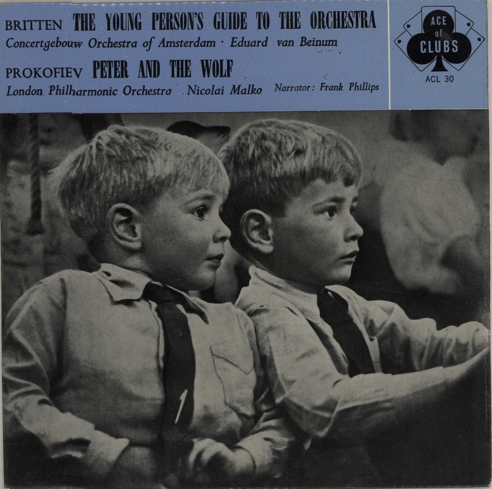 Various-Classical & Orchestral Britten: The Young Person's Guide To The Orchestra / Prokofiev: Peter And The Wolf UK vinyl LP album (LP record) ACL30