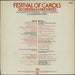 Various-Classical & Orchestral Festival Of Carols - 20 Christmas Favourites UK vinyl LP album (LP record)