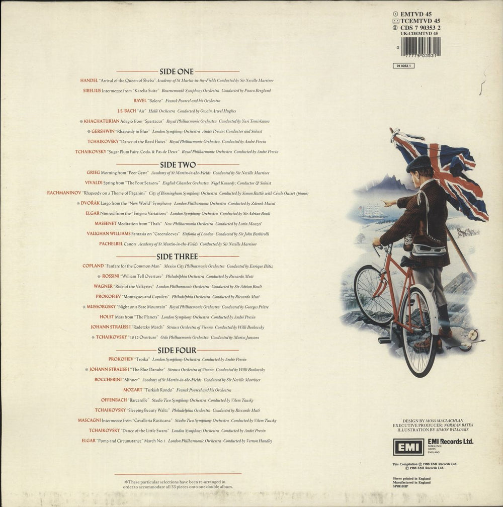 Various-Classical & Orchestral The Classic Experience UK 2-LP vinyl record set (Double LP Album) 077779035311