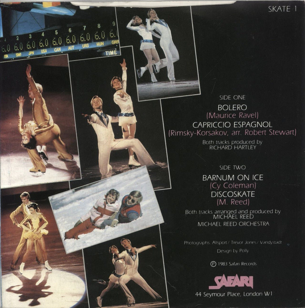 Various-Classical & Orchestral The Music Of Torvill & Dean UK 7" vinyl single (7 inch record / 45)