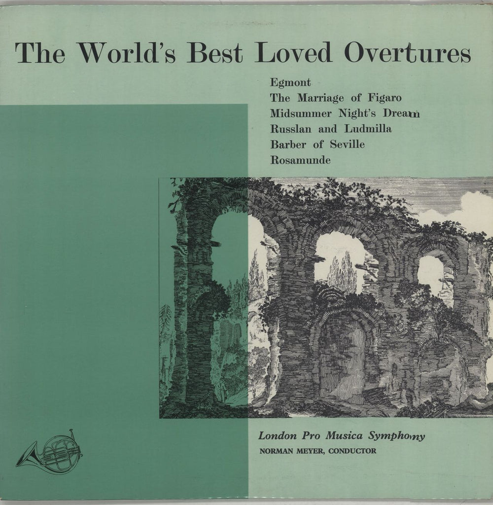 Various-Classical & Orchestral The World's Best-Loved Overtures UK vinyl LP album (LP record) FDY2049