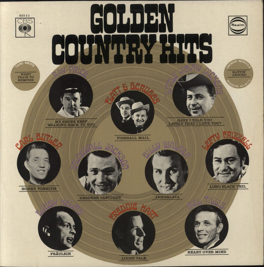 Various-Country Golden Country Hits UK vinyl LP album (LP record) RM52332