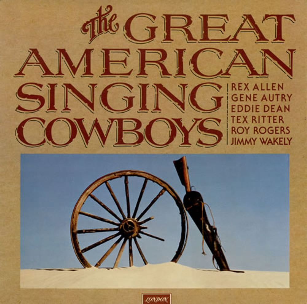 Various-Country The Great American Singing Cowboys UK vinyl LP album (LP record) HSU5026