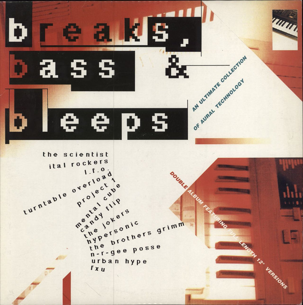 Various-Dance Breaks, Bass & Bleeps UK 2-LP vinyl record set (Double LP Album) RAID502