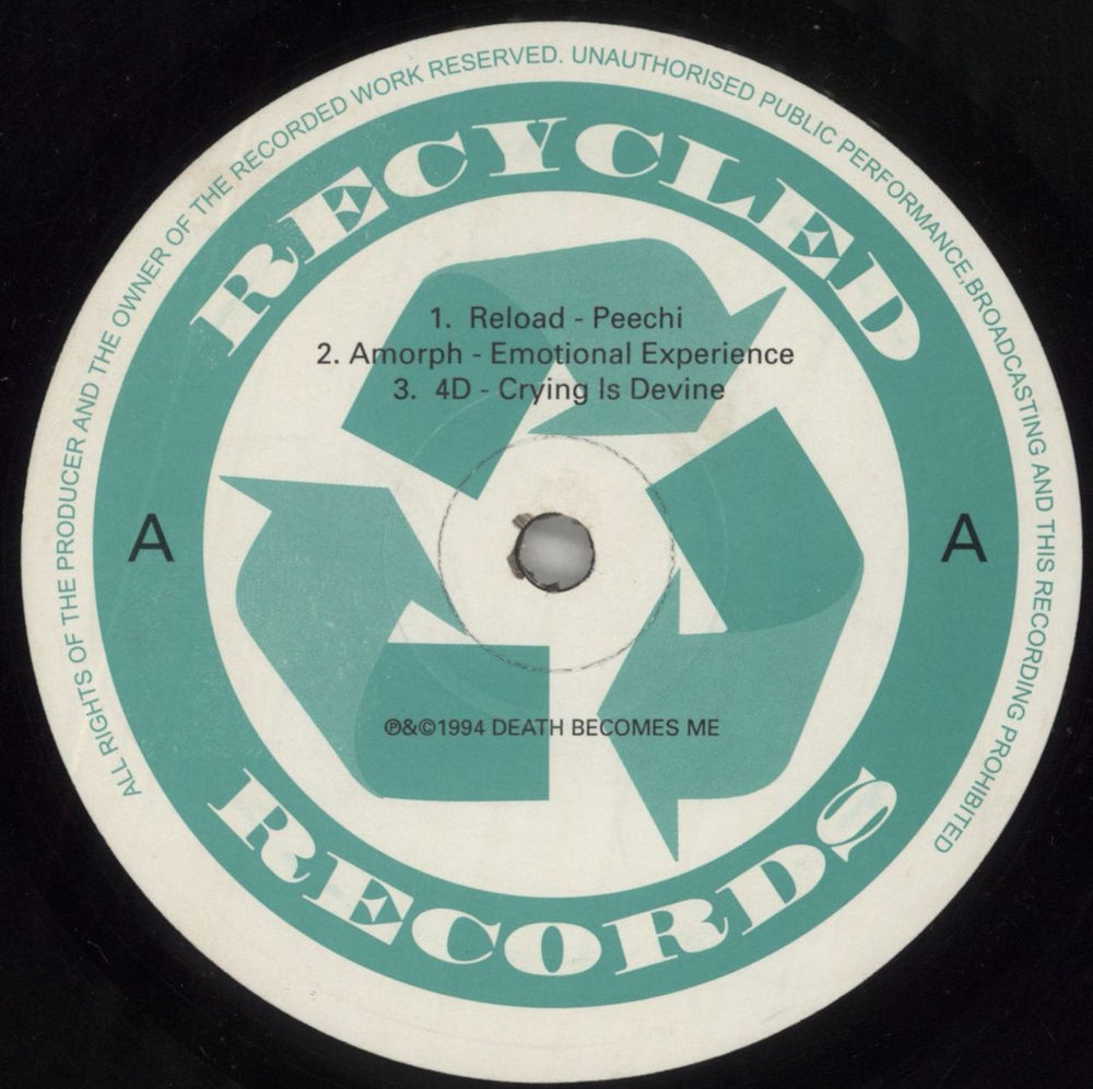 Various-Dance Concentrated Underground Volume One UK 12" vinyl single (12 inch record / Maxi-single) D.V12CO862113