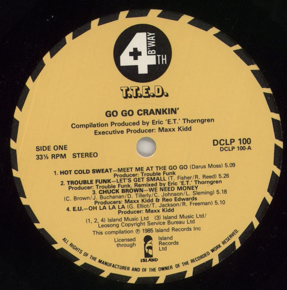 Various-Dance Go Go Crankin' UK vinyl LP album (LP record) D.VLPGO669093