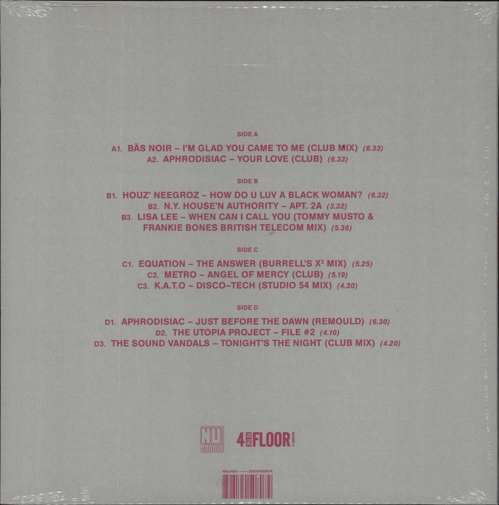 Various-Dance Nu Groove Records Classics Volume 1 UK 2-LP vinyl record set (Double LP Album) 826194508074