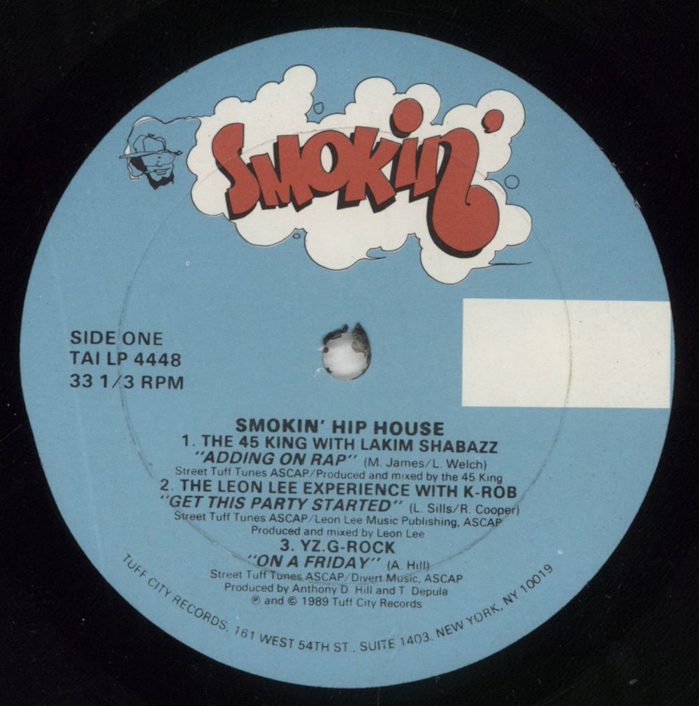 Various-Dance Smokin' Hip House - shrink US vinyl LP album (LP record) D.VLPSM848993