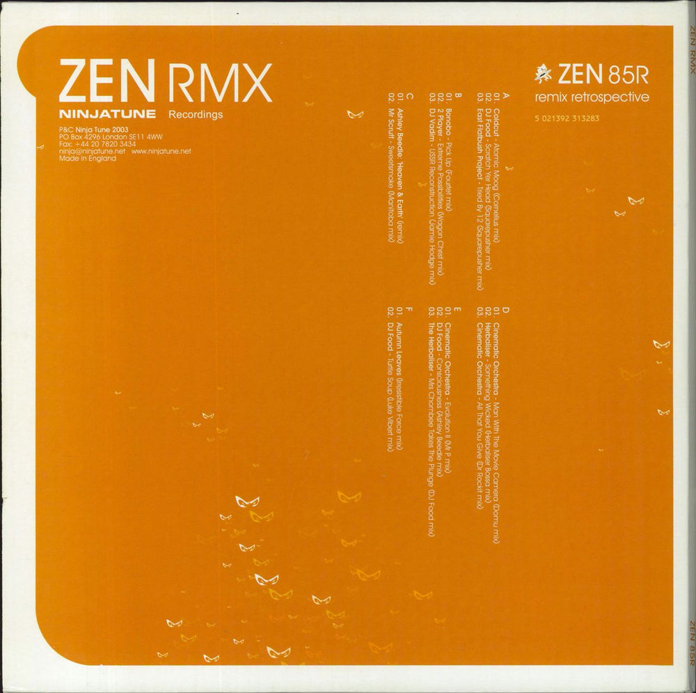 Various-Dance Zen Rmx (Remix Retrospective) UK 3-LP vinyl record set (Triple LP Album) 5021392313283