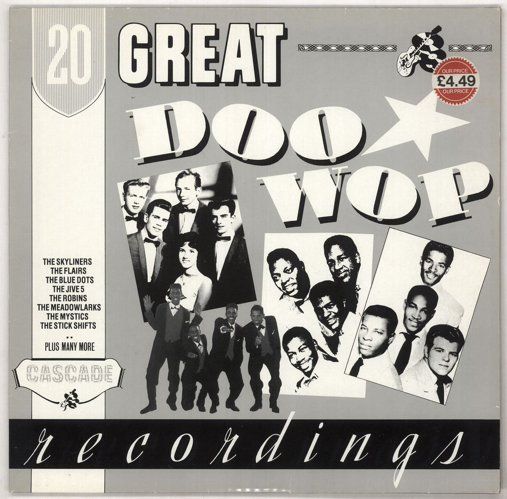 Various-Doo-Wop & Vocal Twenty Great Doo Wop Recordings German vinyl LP album (LP record) DROP1008