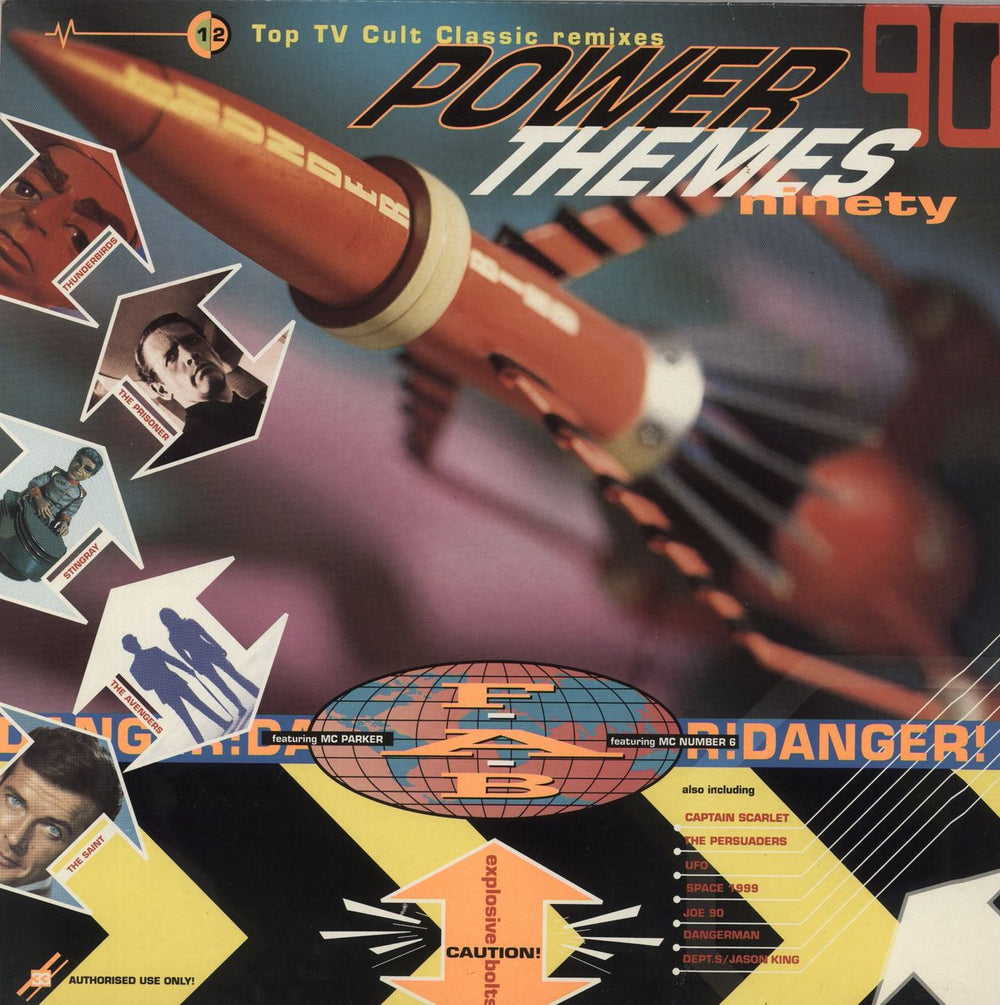 Various-Film, Radio, Theatre & TV Power Themes Ninety UK vinyl LP album (LP record) STAR2430