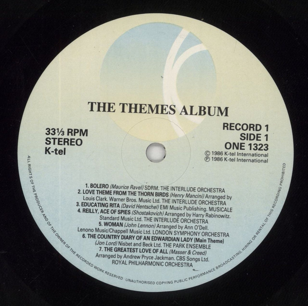 Various-Film, Radio, Theatre & TV The Themes Album - 30 Hits To Capture Every Emotion UK 2-LP vinyl record set (Double LP Album) FVA2LTH501532