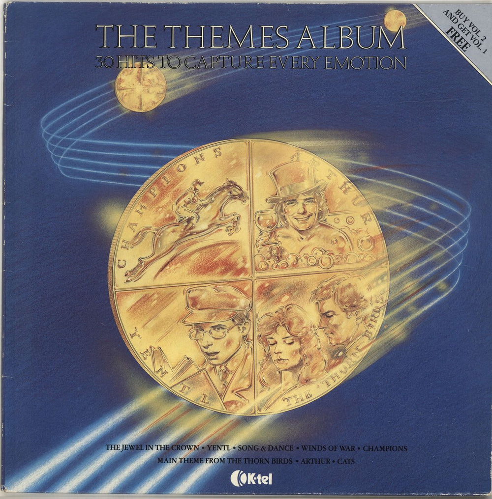 Various-Film, Radio, Theatre & TV The Themes Album: Vol 1 + 2 UK 2-LP vinyl record set (Double LP Album)