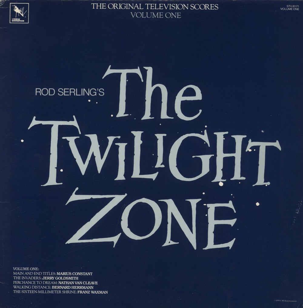 Various-Film, Radio, Theatre & TV The Twilight Zone Volume One US vinyl LP album (LP record) STV81171