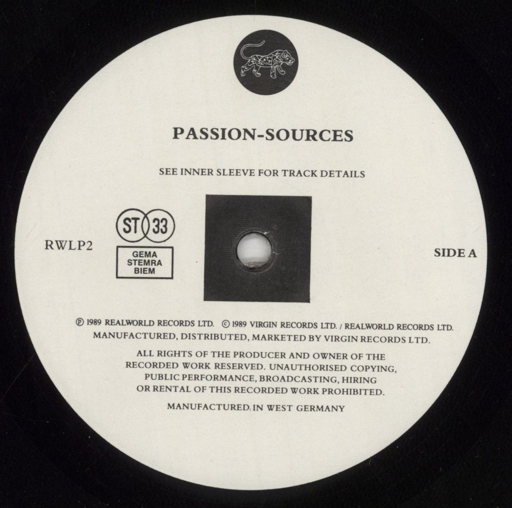 Various-Folk Passion - Sources UK vinyl LP album (LP record) V-FLPPA849961