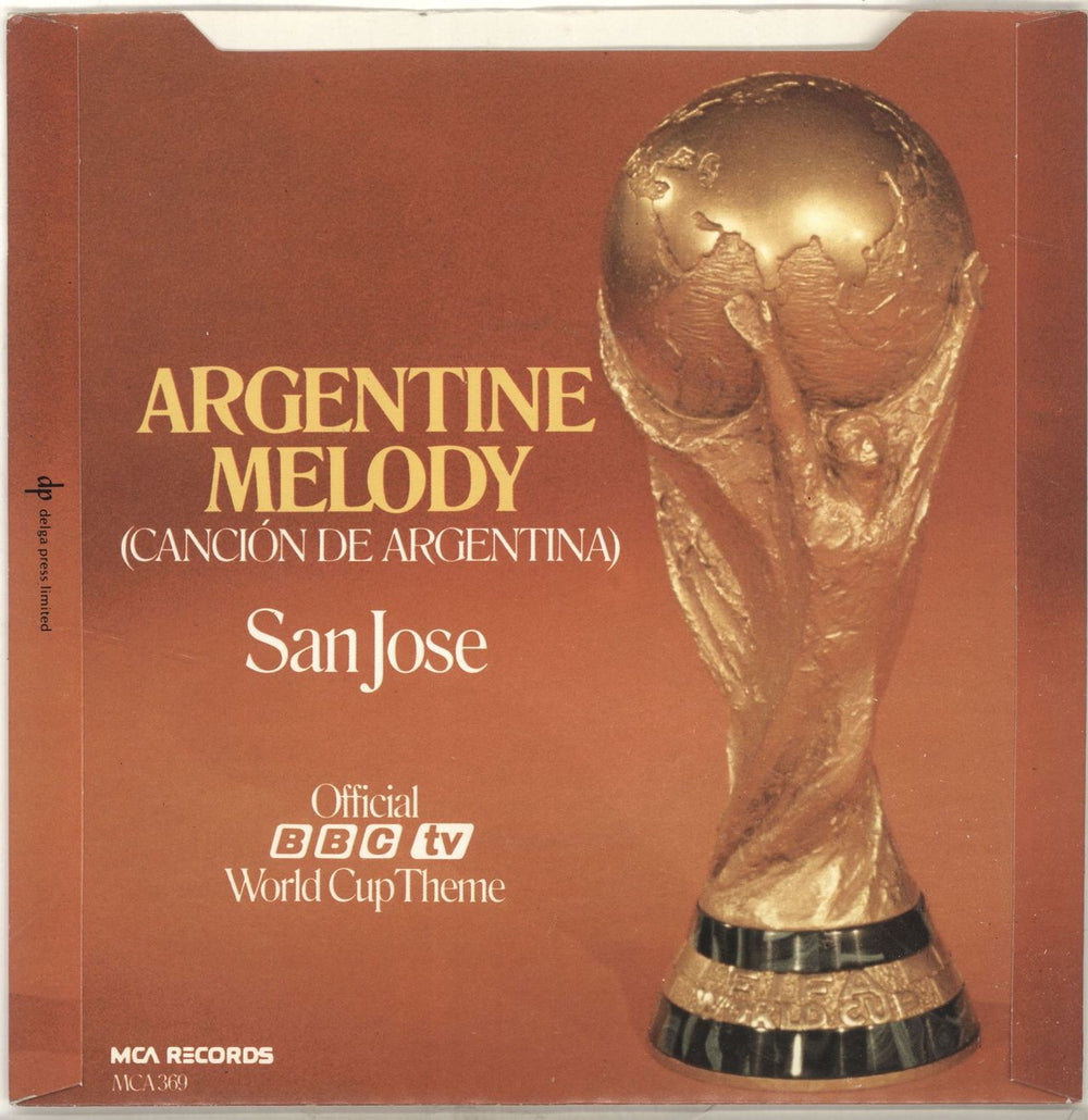 Various-Football & Sport Argentine Melody + Sleeve UK 7" vinyl single (7 inch record / 45) FSP07AR117114