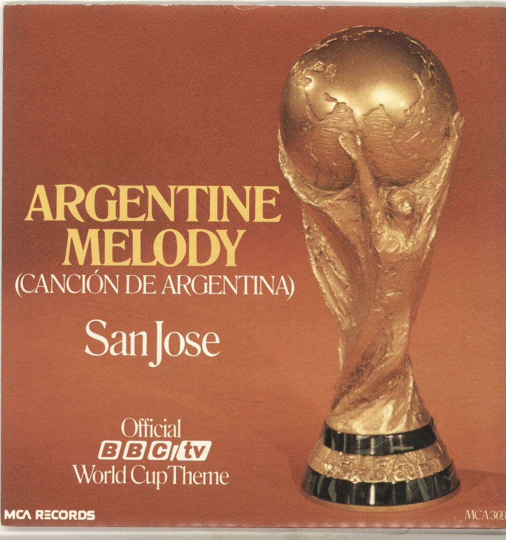 Various-Football & Sport Argentine Melody + Sleeve UK 7" vinyl single (7 inch record / 45) MCA369