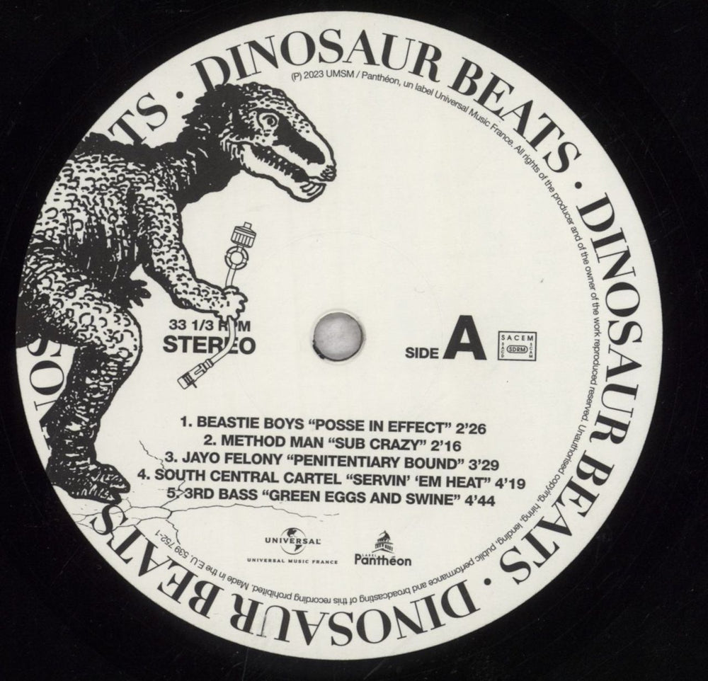 Various-Hip Hop & Rap Dinosaur Beats - Shrink French 2-LP vinyl record set (Double LP Album) VB62LDI846655