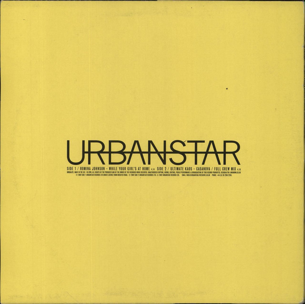 Various-Hip Hop & Rap Urbanstars² - Dj Sampler 2 UK Promo vinyl LP album (LP record)