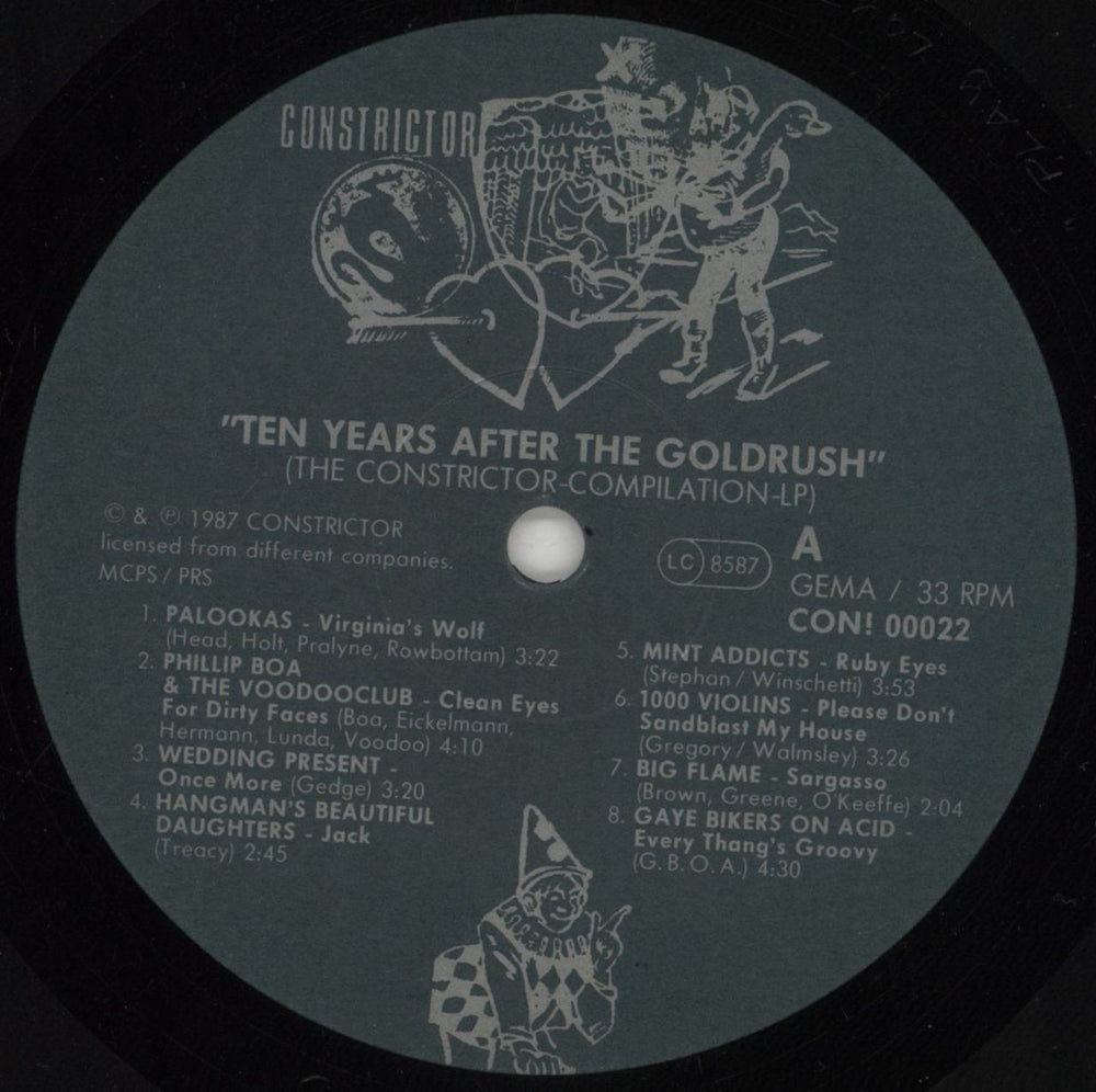 Various-Indie 10 Years After The Goldrush (The Constrictor-Compilation) German vinyl LP album (LP record) I-VLPYE855573