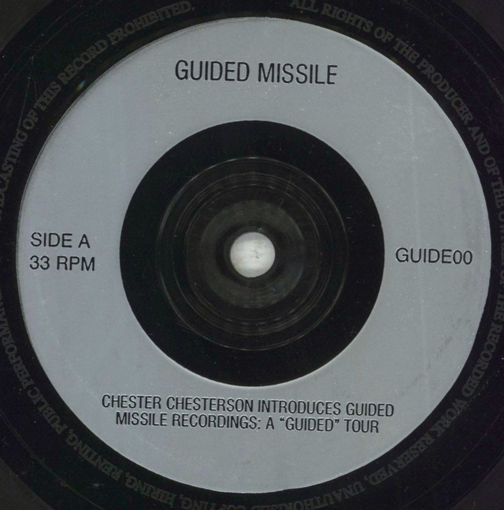 Various-Indie Guided Missile Recordings: A "Guided" Tour UK 7" vinyl single (7 inch record / 45) I-V07GU855635