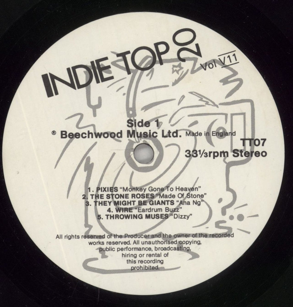 Various-Indie Indie Top 20 Vol. VII UK 2-LP vinyl record set (Double LP Album) I-V2LIN261627