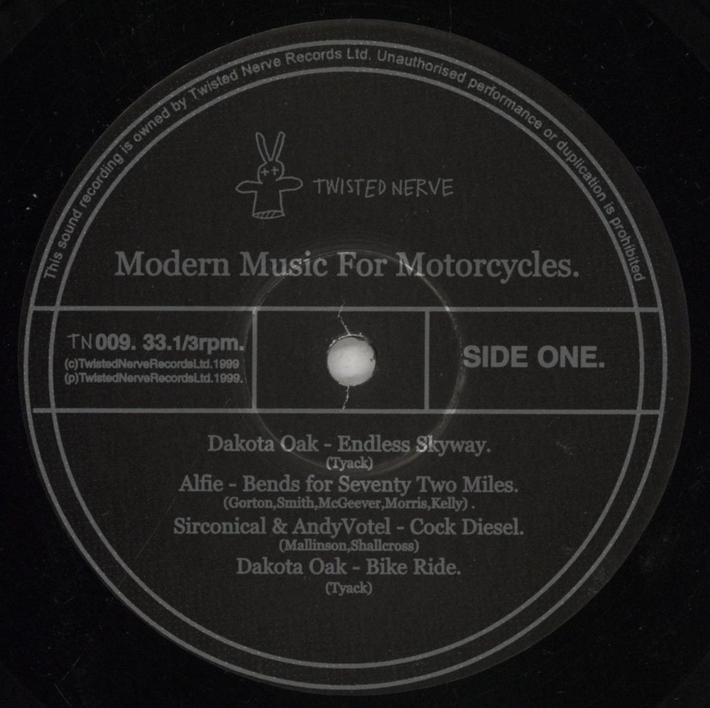 Various-Indie Modern Music For Motorcycles UK 10" vinyl single (10 inch record) I-V10MO246948