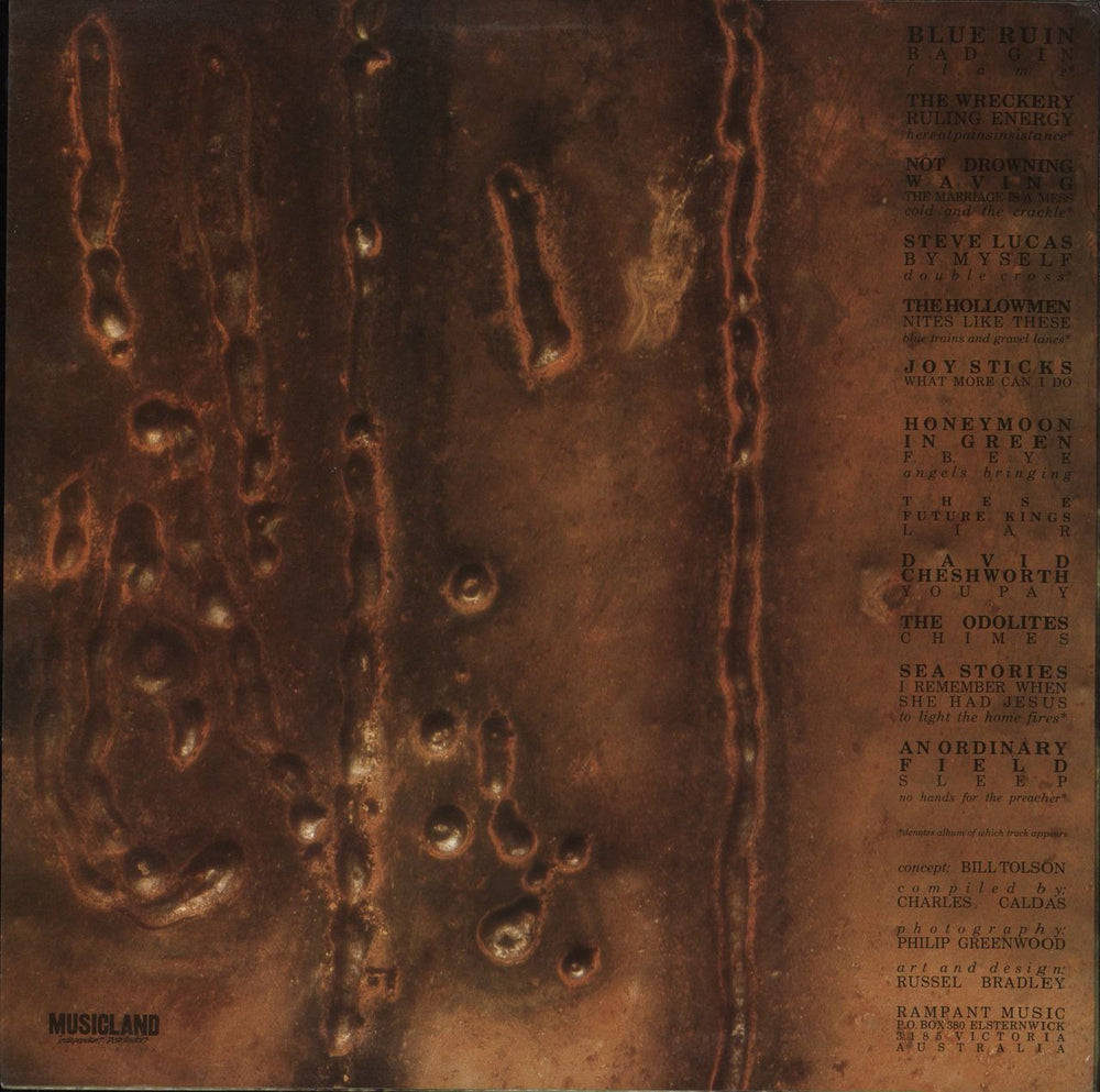 Various-Indie Running Rampant Volume One Australian vinyl LP album (LP record)